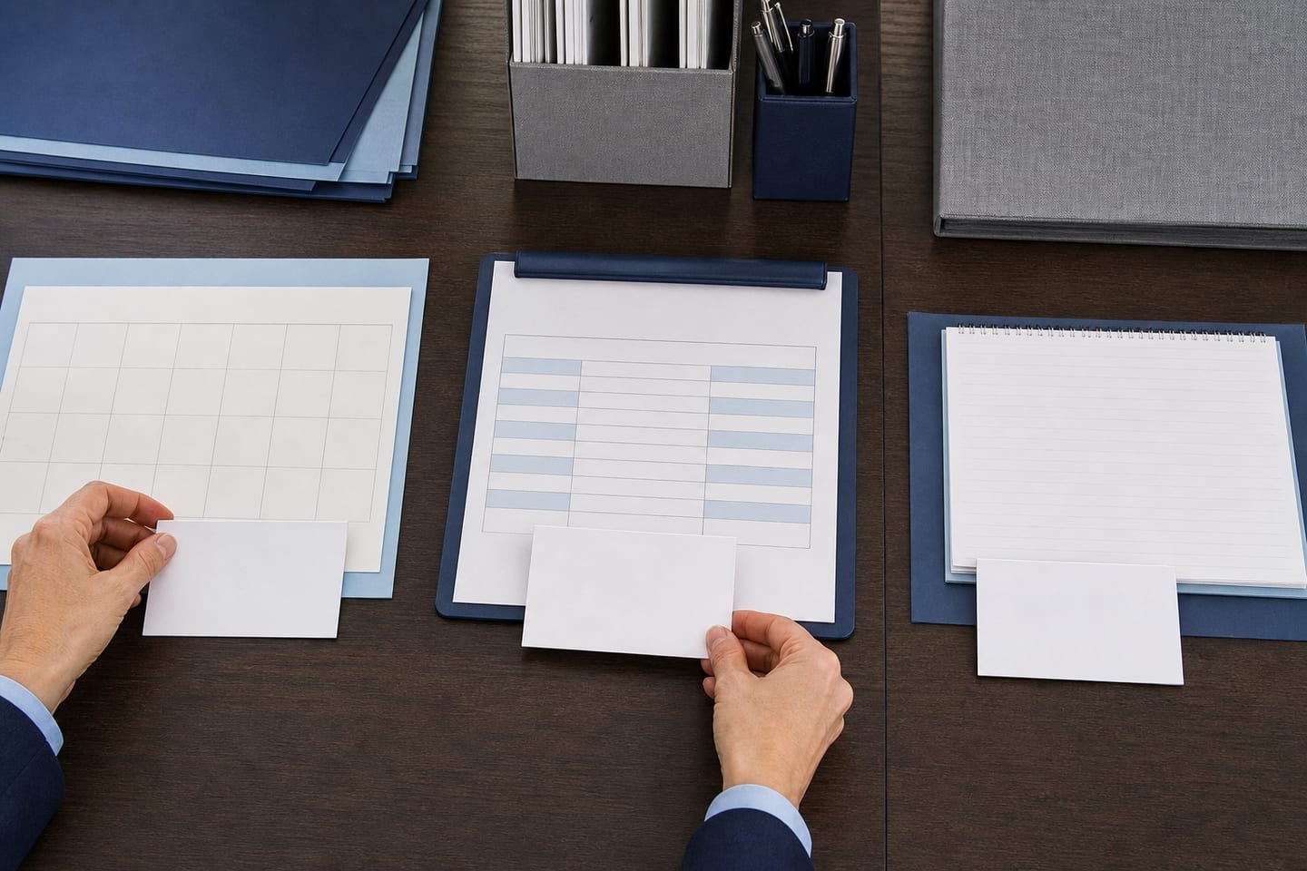 Separate blank record cards for calendar age, completed months, and elapsed days are matched to different real-world tasks.